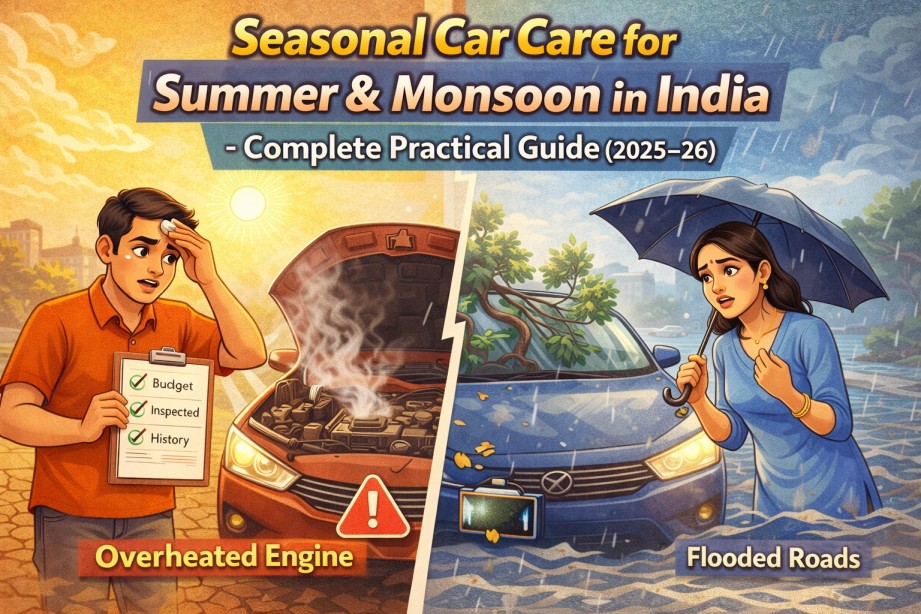 Seasonal Car Care for Summer & Monsoon in India – Complete Practical Guide (2025–26)