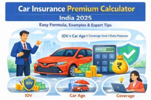 Car Insurance Premium Calculator India 2025 – Easy Formula, Examples & Expert Tips