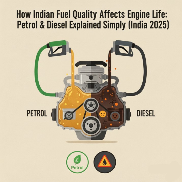 How Indian Fuel Quality Affects Engine Life Petrol & Diesel Explained Simply (India 2025)