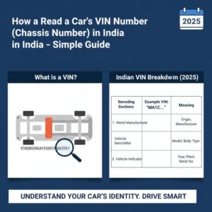 How to Read a Car’s VIN Number (Chassis Number) in India – Simple Guide (2025)