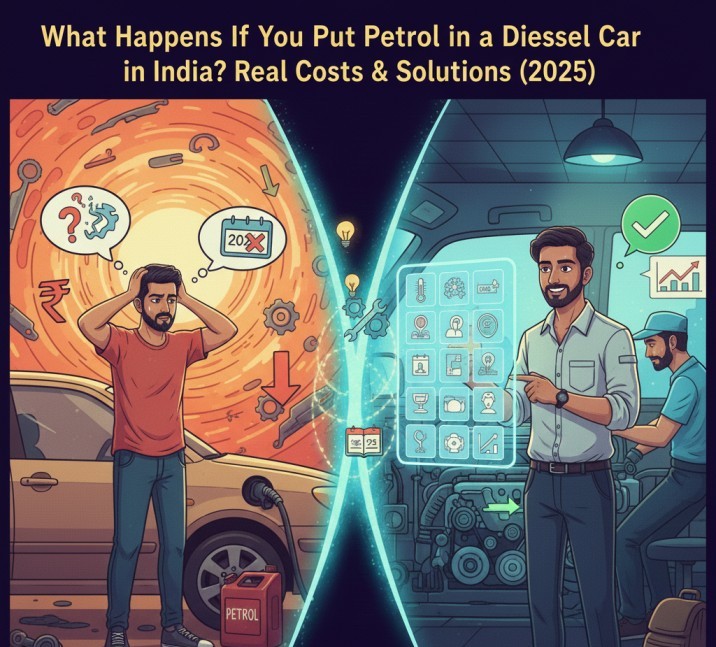 What Happens If You Put Petrol in a Diesel Car in India Real Costs & Solutions (2025)