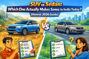 SUV vs Sedan Which One Actually Makes Sense in India Today (Honest 2026 Guide)