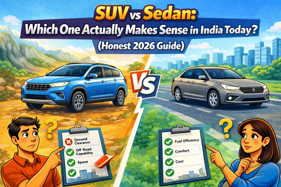SUV vs Sedan Which One Actually Makes Sense in India Today (Honest 2026 Guide)