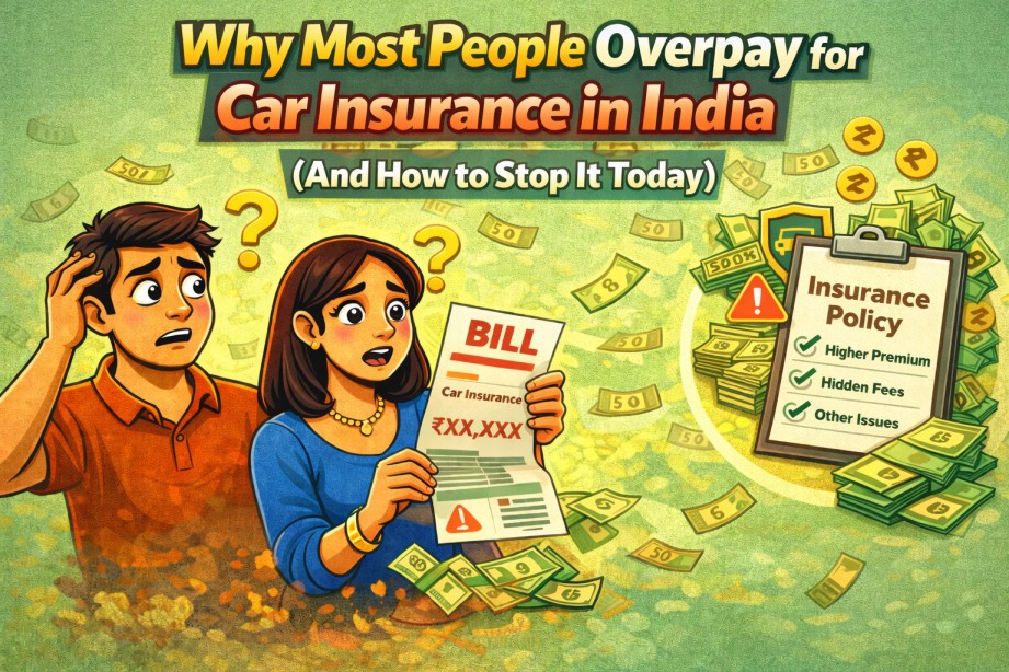 Why Most People Overpay for Car Insurance in India (And How to Stop It Today)