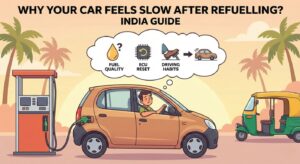 Why Your Car Feels Slow After Refuelling – Fuel Quality, ECU Reset & Driving Habits Explained (India Guide)
