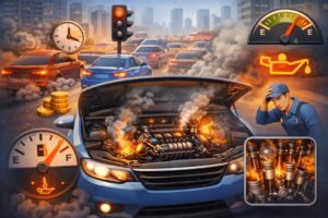 How City Driving Affects Your Car’s Engine (Indian Reality Guide)